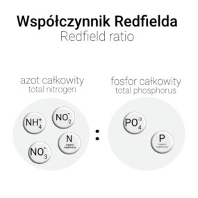 Redfield Ratio. Azot ogólny i fosfor ogólny.